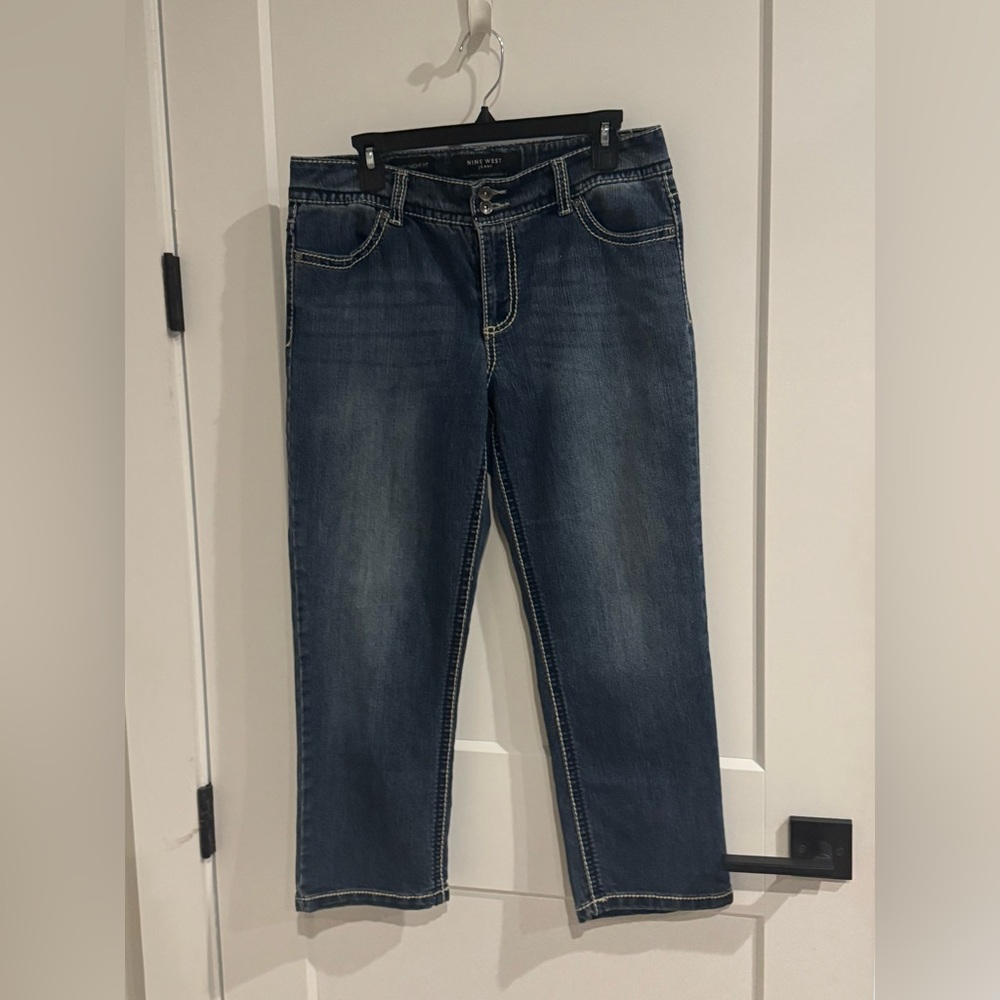 Nine West Dark Wash Date Night Fit Jeans